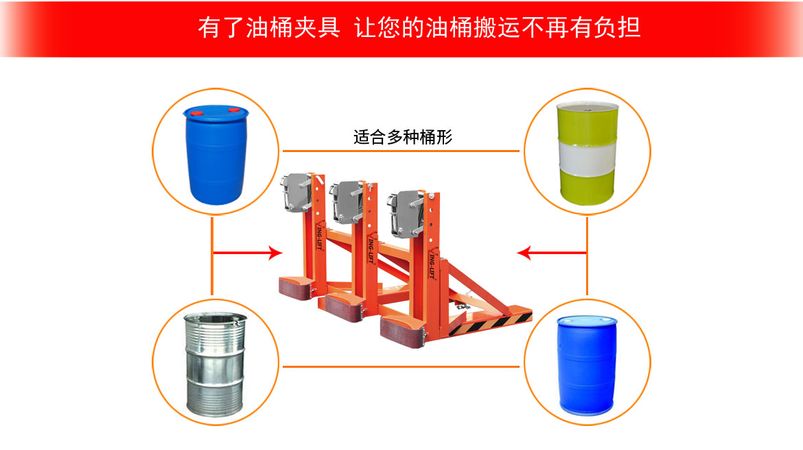 单鹰嘴三桶油桶夹具