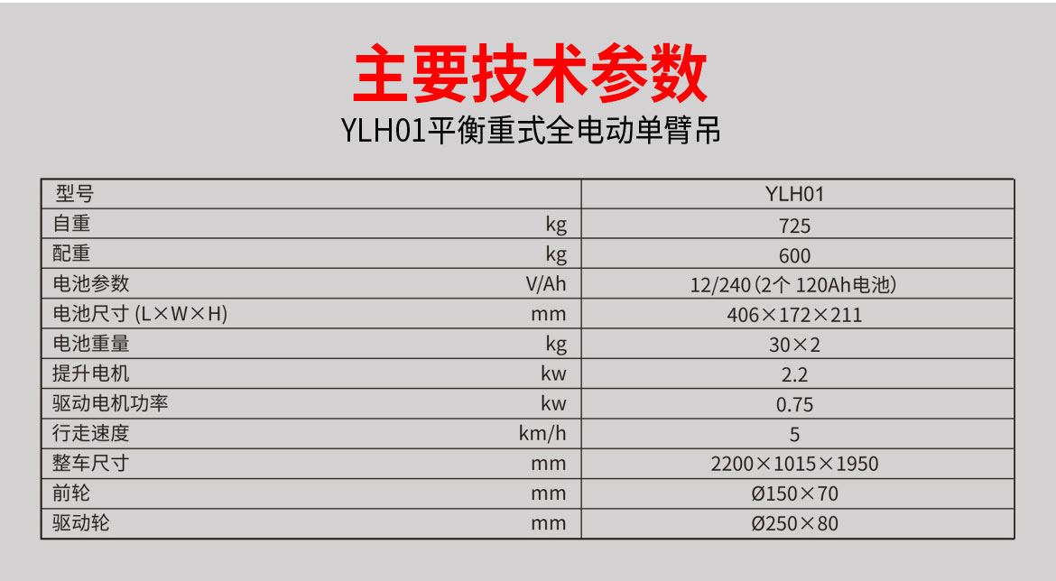 电动单臂起重机