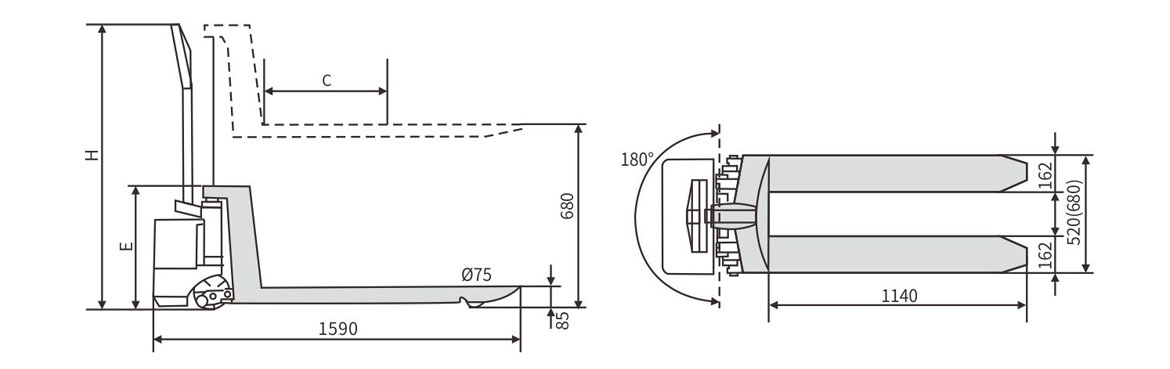 电动液压高搬车