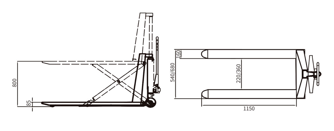 全电动液压高搬车